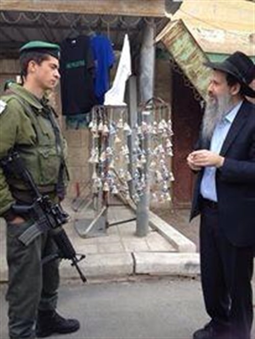 Soldat Og Settler Hebron