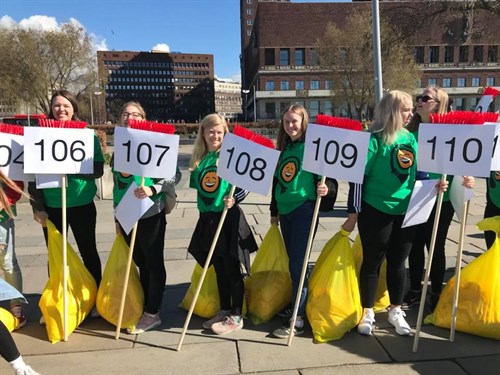 Rusken Verdenrekordforsoek April 2018 Gruppe 2